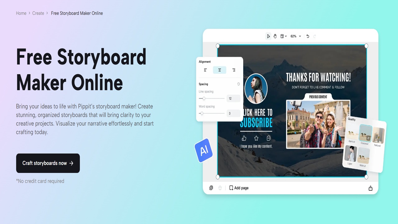 Benefits of Adding High-Quality Images and Videos into Your Storyboard with Pippit AI
